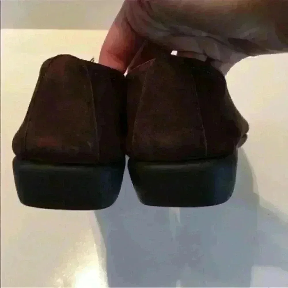 New Coldwater Creek Flats Size 6.5 Brown Suede